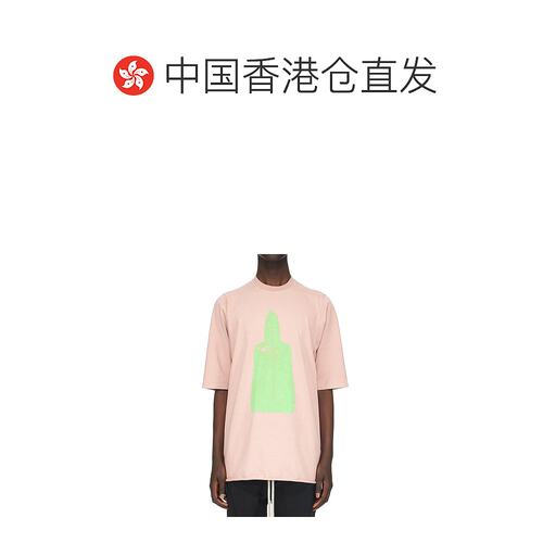 香港直邮Rick Owens Drkshdw 印花图案短袖T恤 DU01C6274RIGEP1 - 图1