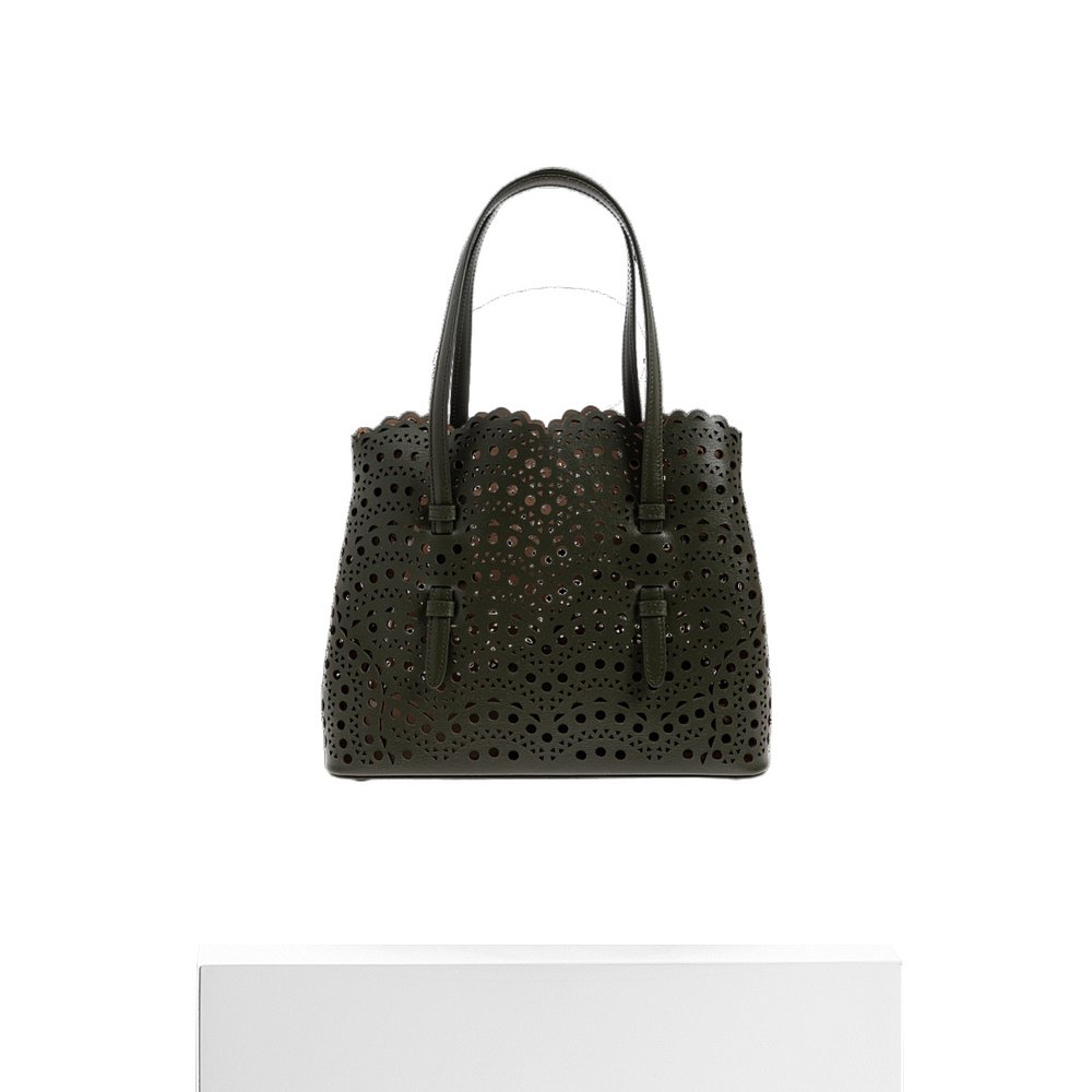 香港直邮Alaia 双提手手提包 AA1S06725C0A44 - 图3