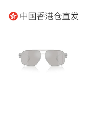1h可退 香港直邮VERSACE 女士太阳镜 VE226910006G AW2025 银色 V