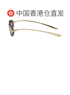 1h可退 Bottega Veneta 葆蝶家 女士 黑色 Knot Cat Eye太阳镜