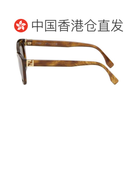 1h可退 香港直邮Fendi 芬迪 女士 棕色 Forever 太阳镜 FE40205I5