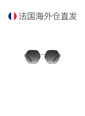 自营欧洲直邮Longchamp珑骧 女士金色金属渐变烟灰色太阳镜