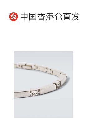 1h可退 香港直邮Saint Laurent 圣罗兰 男士 水晶装饰手链