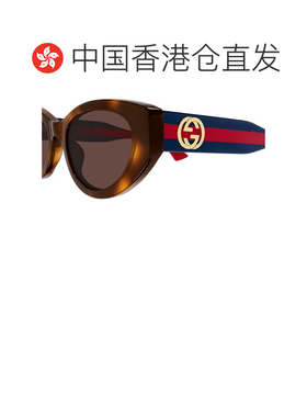 1h可退 香港直邮Gucci 古驰 女士 猫眼框太阳镜 GG1862S colorful