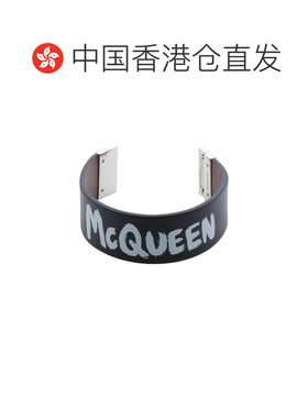 香港直邮mcqueen 亚历山大 麦昆 男士 手链 black黑色 舒适时尚
