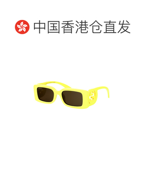 香港直邮GUCCI 女士眼镜 GG1325S007 AW2025 棕色 logo标识太阳镜
