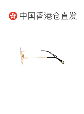 1h可退 香港直邮Chloe 蔻依 女士 几何框太阳镜 CH0231S black黑