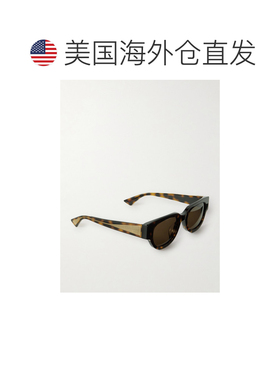 1h可退 香港直邮Bottega Veneta 葆蝶家 女士 圆框龟甲色醋纤镀金