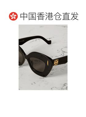 1h可退 香港直邮LOEWE 罗意威 女士 大号猫眼醋纤太阳眼镜 LW4012