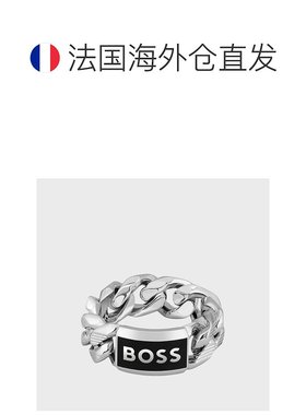 自营欧洲直邮HUGO BOSS雨果BOSS ORANGE带标志牌的链环戒指