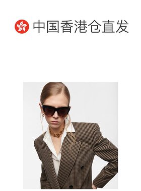 1h可退 香港直邮Celine 思琳 女士 猫眼太阳眼镜 black黑色 舒适