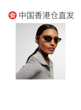 香港直邮Gucci 古驰 女士 马衔扣猫眼太阳眼镜 metal金属色 舒适
