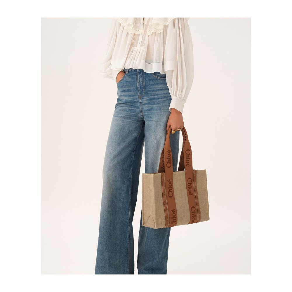 香港直邮Chloe Woody托特包 C23AS383L17 - 图2