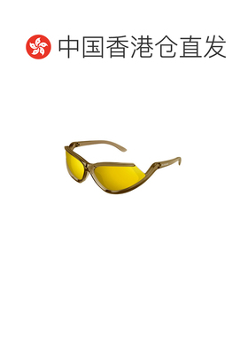 1h可退 香港直邮BALENCIAGA 男士太阳镜 BB0289S003 SS2025 黄色