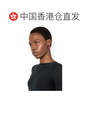 Alaia 管状小耳环 AAJE1098E066 【付后1h可退】配饰