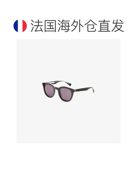 自营欧洲直邮APC 男女通用黑色醋酸纤维太阳镜
