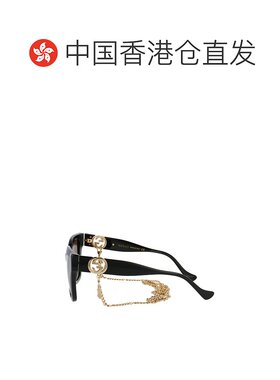 1h可退 香港直邮Gucci 古驰 女士 徽标太阳镜 GG1023S black黑色