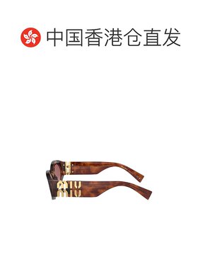 1h可退 香港直邮Miu Miu 缪缪 女士 椭圆形太阳眼镜 805626208679