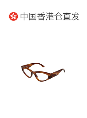 香港直邮BALENCIAGA 女士眼镜 BB0391O002 SS2026 棕色 全框平光
