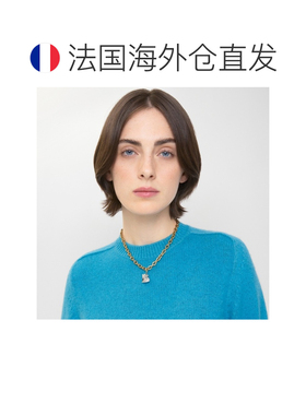 自营欧洲直邮Burberry博柏利 Charm系列女士金色黄铜链环项链