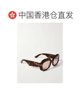香港直邮Tom Ford 汤姆 福特 女士 Carmen 方形框龟甲色醋纤太阳