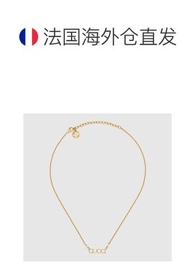 自营欧洲直邮Gucci古驰女士金的GUCCI项链