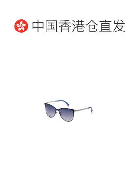 香港直邮FENDI 女士眼镜 FF0022S7WD AW2021 蓝色 徽标细节太阳镜