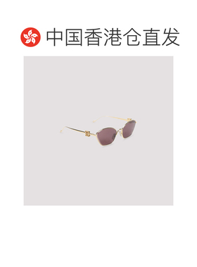 香港直邮LOEWE 罗意威 女士 Eyewear Anagram 金属六边形太阳眼镜
