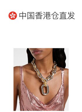 1h可退 香港直邮Rabanne 女士 链条项链 metal金属色 舒适时尚