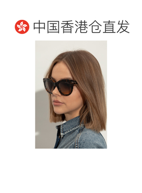 1h可退 香港直邮TOM FORD 女士太阳镜 FT118905352F SS2026 棕色