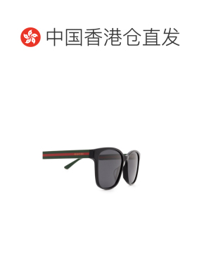 自营Gucci 黑色徽标太阳镜 GG0417SK古驰