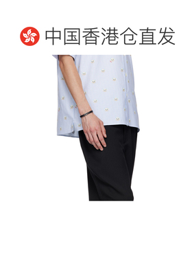香港直邮valentino 华伦天奴 男士 VLogo Signature Leather 手环