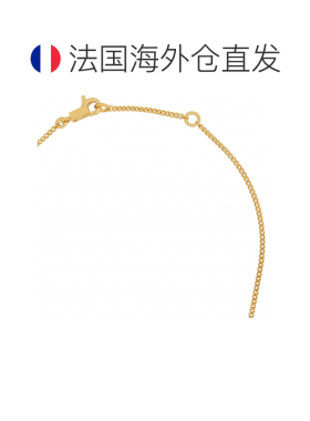 自营1h可退 欧洲直邮CELINE赛琳 金色黄铜字母i项链锁骨链吊坠