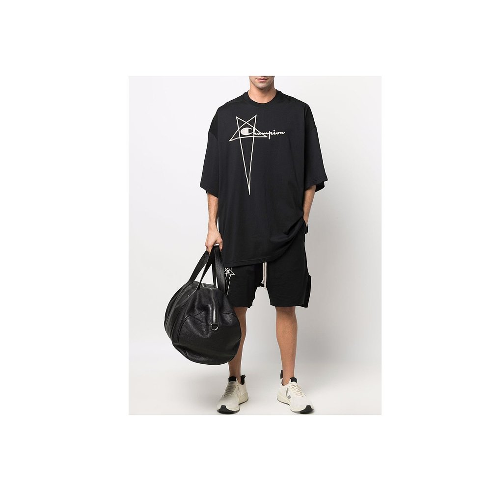 香港直邮Rick Owens Drkshdw 徽标短袖T恤 CM01B7926CHJEG - 图0