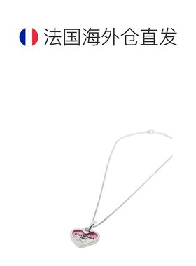 自营欧洲直邮Balenciaga巴黎世家 Darling女士爱心猫咪图案吊坠项