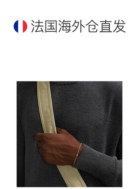 欧洲直邮Burberry柏博利24年款 男女通用金色纯银镀金盾牌装饰手