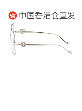 1h可退 香港直邮LOEWE 罗意威 女士 银色 Oversize Square Retro