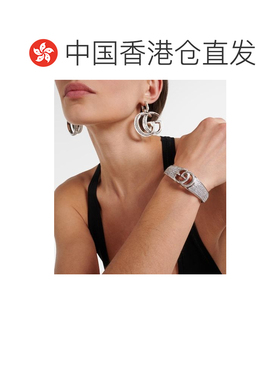 香港直邮Gucci 古驰 女士 GG Marmont 精饰手镯 metal金属色 舒适
