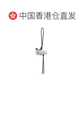 香港直邮Loewe 毛毡鲸鱼吊饰 CA36232X25挂件包挂【付后1h可退】