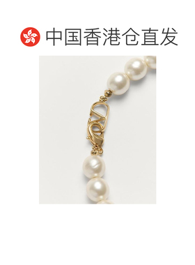 香港直邮VALENTINO 女士项链 WJ0Y70LTDQYL AW2025 白色 徽标项链