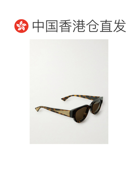 1h可退 香港直邮Bottega Veneta 葆蝶家 女士 圆框龟甲色醋纤镀金