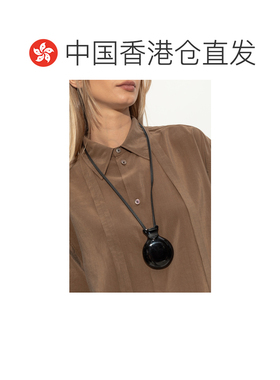 香港直邮LEMAIRE 女士项链 AC1082LO0031BK999 CO 黑色 坠饰项链