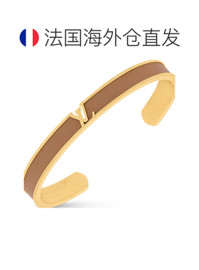 自营1h可退 欧洲直邮LV路易威登 Initiales系列女士棕色牛皮logo