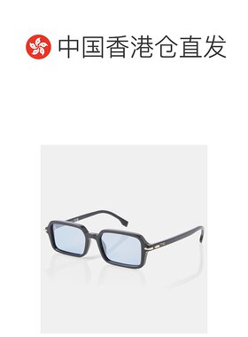 1h可退 香港直邮Fendi 芬迪 女士 鞍棕色矩形太阳眼镜 black黑色