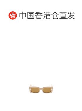 香港直邮Fendi 徽标方形太阳镜 FE40133I