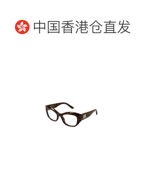 1h可退 香港直邮BALENCIAGA 女士眼镜 BB0398O002 SS2026 棕色 全