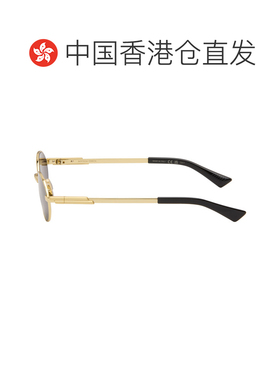 1h可退 香港直邮Bottega Veneta 葆蝶家 男士 金色 Ribbon 太阳镜