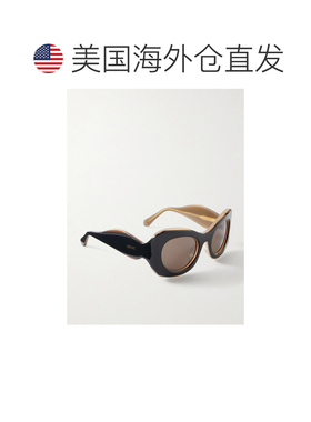 美国直邮LOEWE 罗意威 女士 + Paula's Ibiza D形框醋纤太阳眼镜