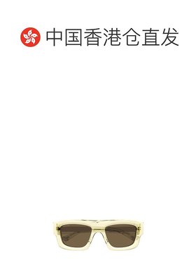 香港直邮Gucci 古驰 男士 几何框太阳镜 GG1926S yellow黄色 舒适