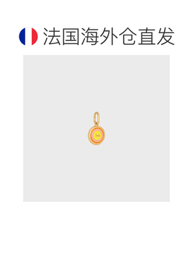 欧洲直邮CELINE（赛琳）Sulky Celine 珐琅镀金黄铜吊坠
